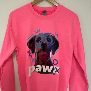 PAWZ Pink Crewneck